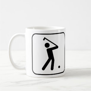 De Café Caneca do símbolo do golfe
