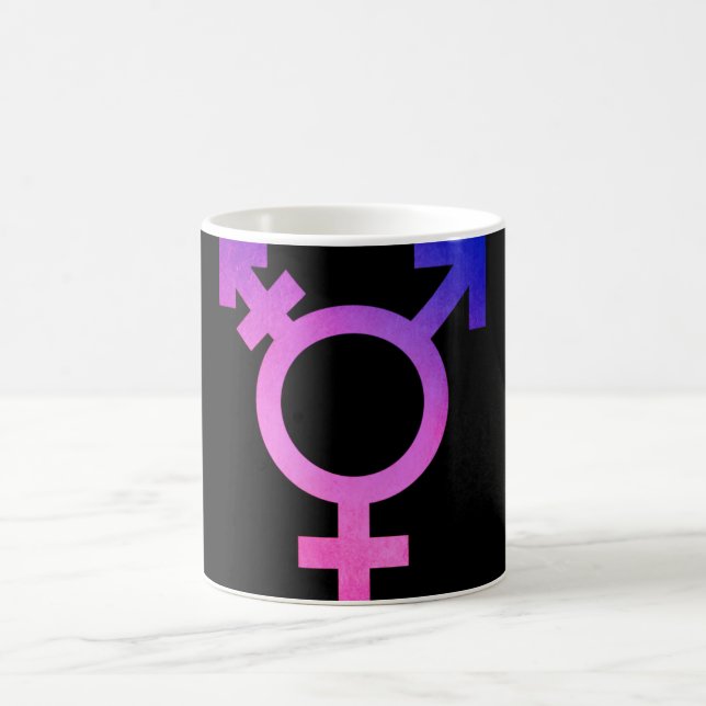 De Café Caneca do símbolo do Transgender (Centro)