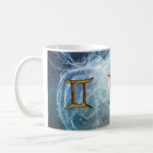 De Café Caneca do sinal da estrela do zodíaco dos GÊMEOS