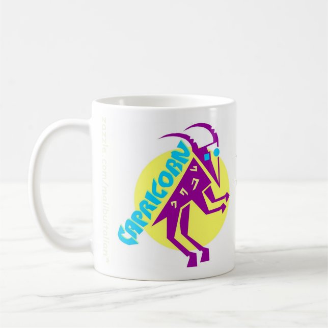 De Café Caneca do sinal do zodíaco do Capricórnio (Esquerda)