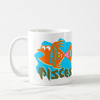 De Café Caneca do sinal do zodíaco dos peixes