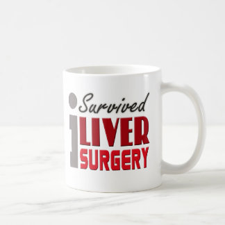 De Café Caneca do sobrevivente da cirurgia do fígado