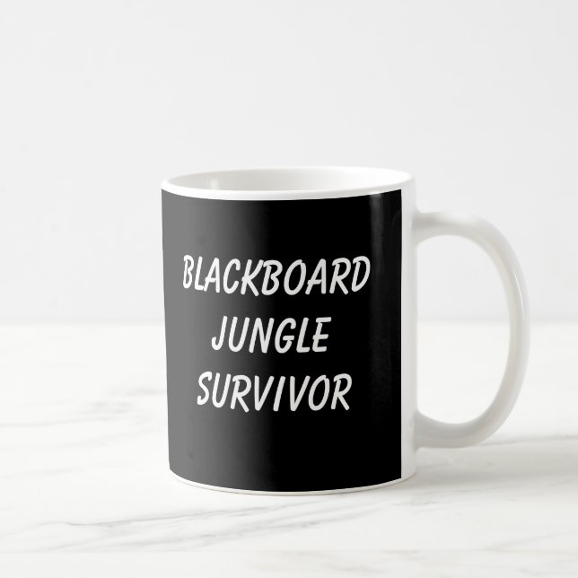 De Café Caneca do SOBREVIVENTE da SELVA do QUADRO-NEGRO (Direita)