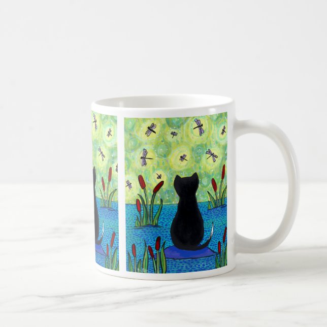De Café Caneca do sonhador da libélula (Direita)