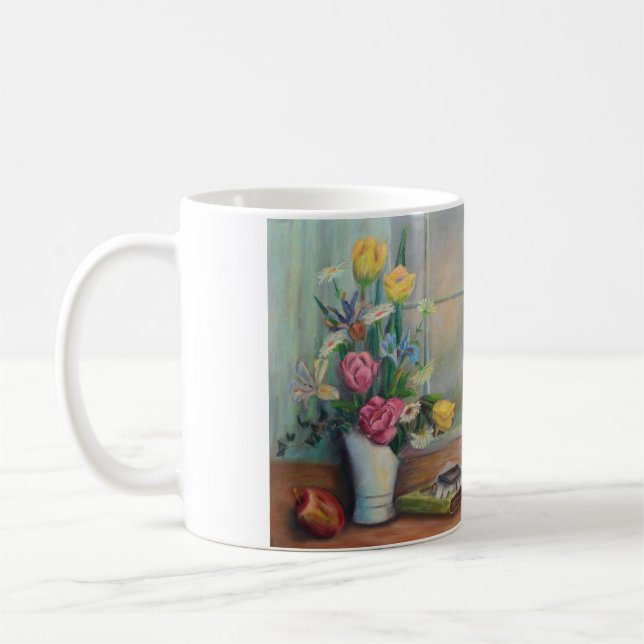 De Café Caneca - do Tabletop vida ainda, pintando pela (Esquerda)