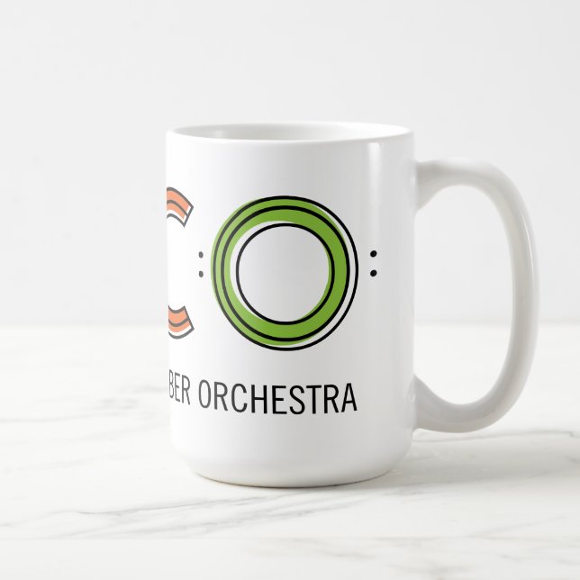 De Café caneca do TACO 15oz - branco (Direita)