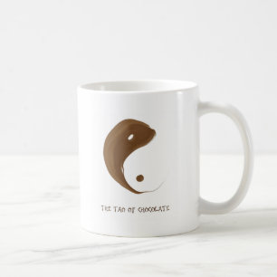 De Café caneca do tao do chocolate