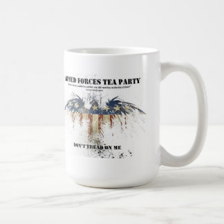 De Café CANECA do tea party das forças armadas