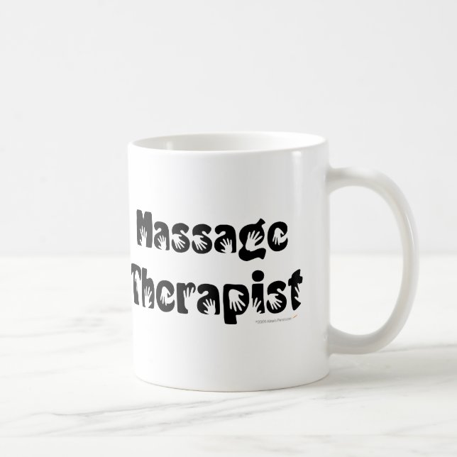 De Café Caneca do terapeuta da massagem (Direita)