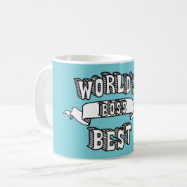 De Café Caneca do texto da tipografia do chefe do mundo a