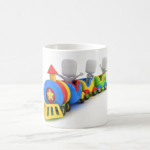 De Café Caneca do trem do brinquedo