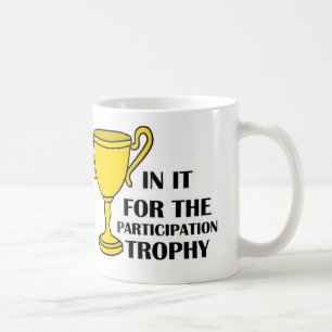 De Café Caneca do troféu da participação