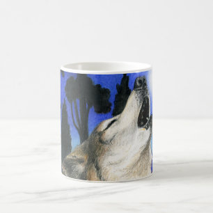 De Café Caneca do uivo do lobo