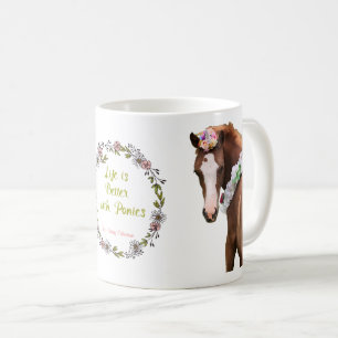 De Café Caneca do unicórnio da coleção da margarida