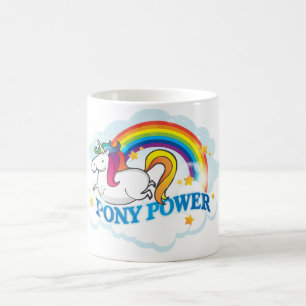 De Café Caneca do unicórnio do poder do pônei