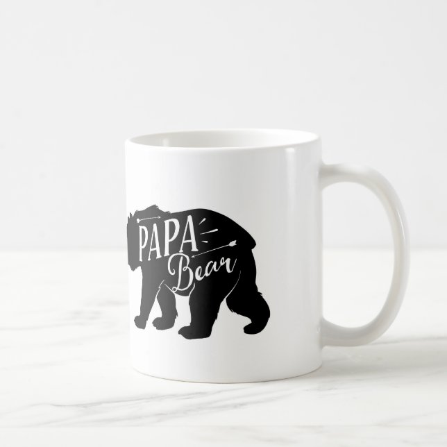 De Café Caneca do urso da papá, copo do urso da papá, pai (Direita)