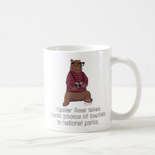 De Café Caneca do urso do hipster