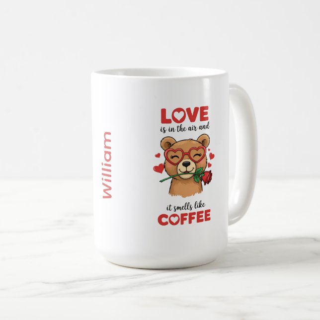 De Café Caneca do Urso Expresse Seu Amor (Frente Esquerda)