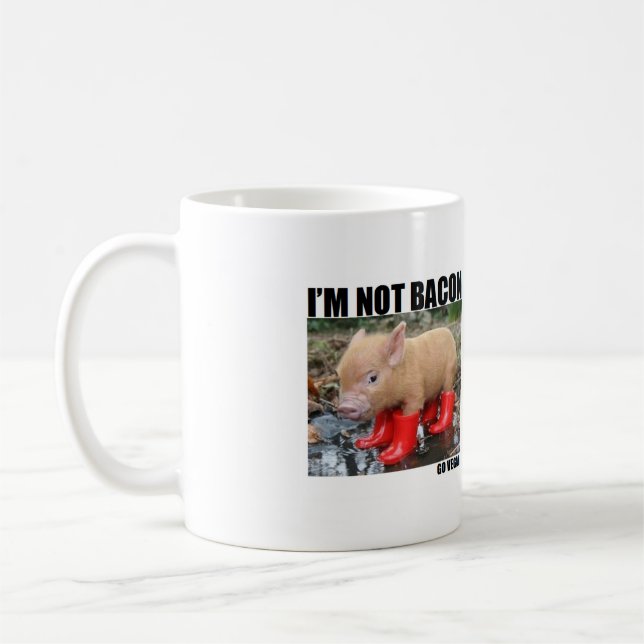 De Café Caneca do Vegan do leitão (Esquerda)