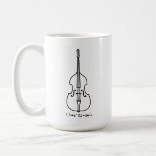De Café Caneca do violino baixo