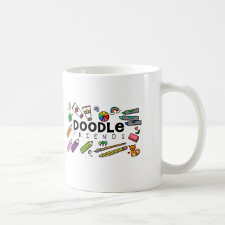 De Café Caneca dos amigos do Doodle (com Doodles)