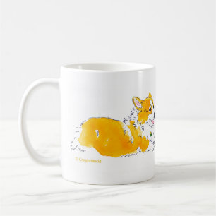De Café Caneca dos Corgis do vôo