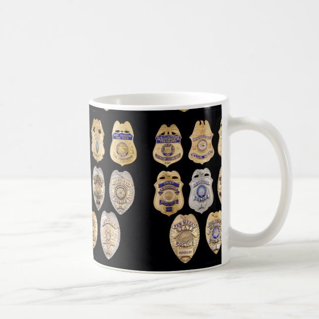 DE CAFÉ CANECA DOS CRACHÁS DA POLÍCIA (Direita)