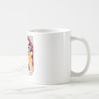 De Café Caneca dos desenhos animados da acupunctura