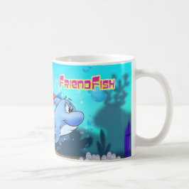 De Café Caneca dos desenhos animados do golfinho do