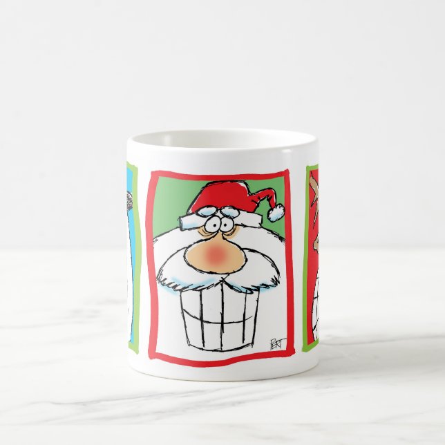 De Café Caneca dos desenhos animados do Natal do papai (Centro)