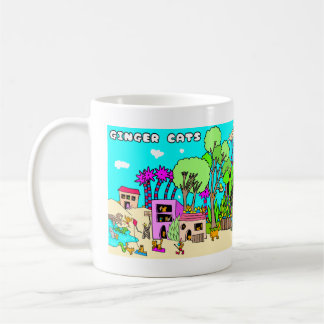 DE CAFÉ CANECA DOS GATOS DO GENGIBRE