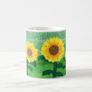 De Café Caneca dos girassóis da dança