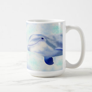 De Café Caneca dos golfinhos da natação