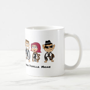 DE CAFÉ CANECA DOS MEMBROS DO MACACO