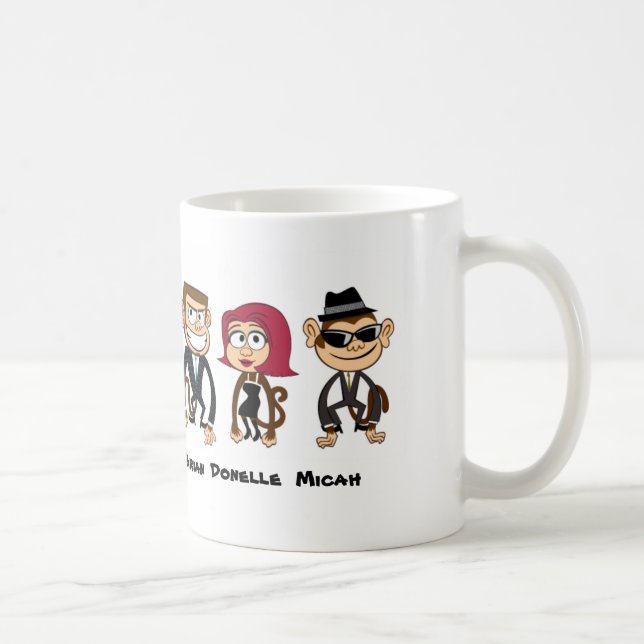 DE CAFÉ CANECA DOS MEMBROS DO MACACO (Direita)