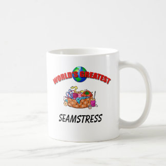 De Café Caneca dos mundos da Costureira a grande