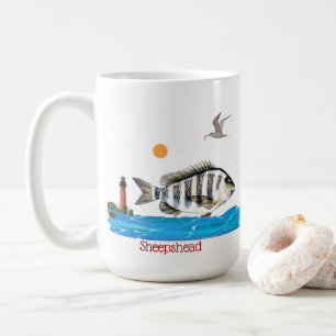 De Café Caneca dos peixes do Sheepshead