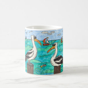 De Café Caneca dos pelicanos