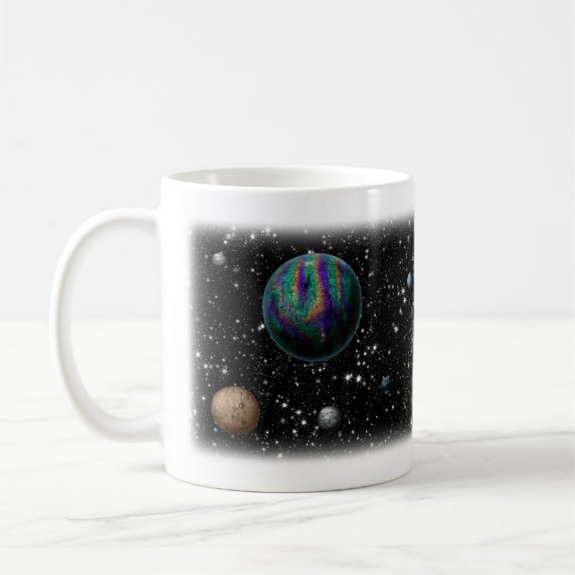 De Café Caneca dos planetas da ficção científica (Esquerda)