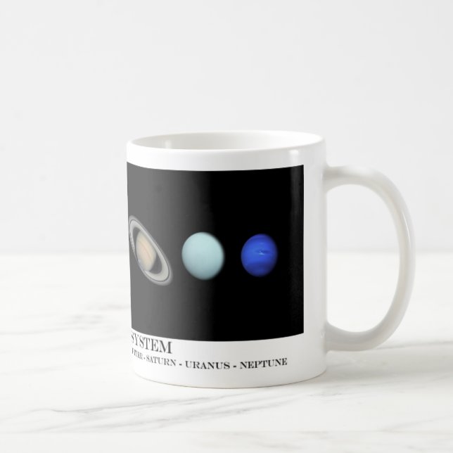 De Café Caneca dos planetas do sistema solar (Direita)