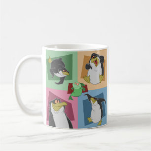 De Café Caneca dos quadrados do pinguim 4