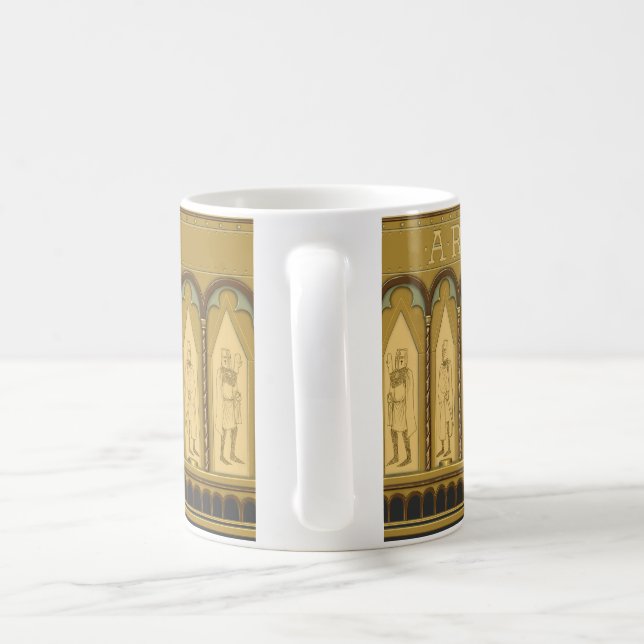 De Café Caneca dourada do cálice (Alça)