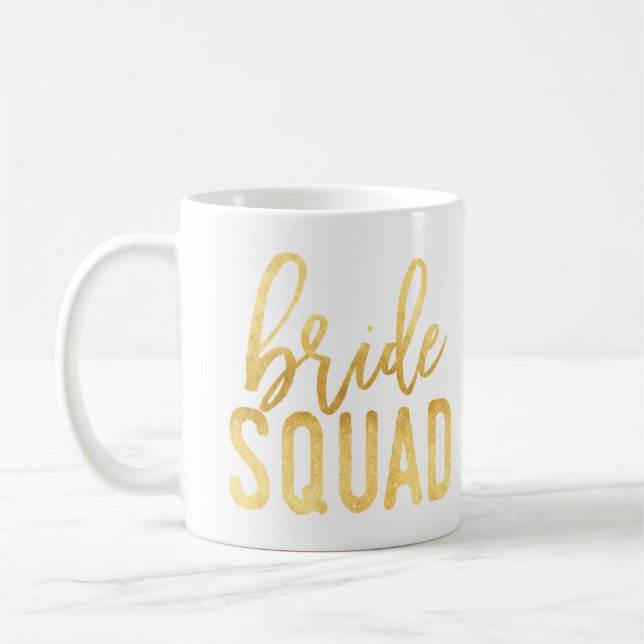 De Café Caneca Dourado do pelotão da noiva (Esquerda)