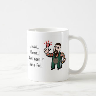De Café Caneca "Drinkie Poo " do grito T Doo