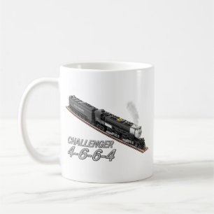 De Café Caneca Dupla Face Locomotiva Challenger 4-6-6-4