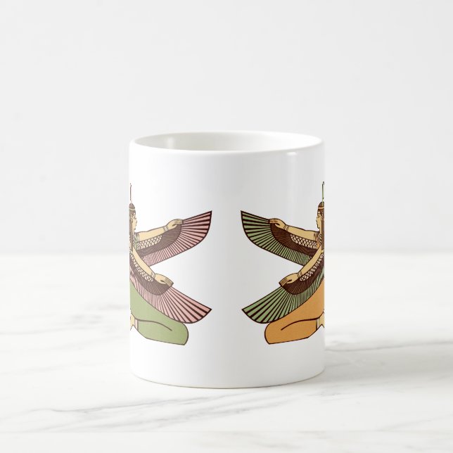De Café Caneca egípcia gêmea das deusas (Centro)