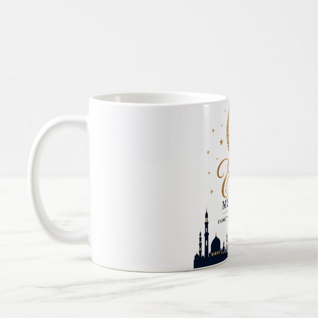 De Café Caneca Eid Mubarak | Presente Islâmico Elegante (Esquerda)