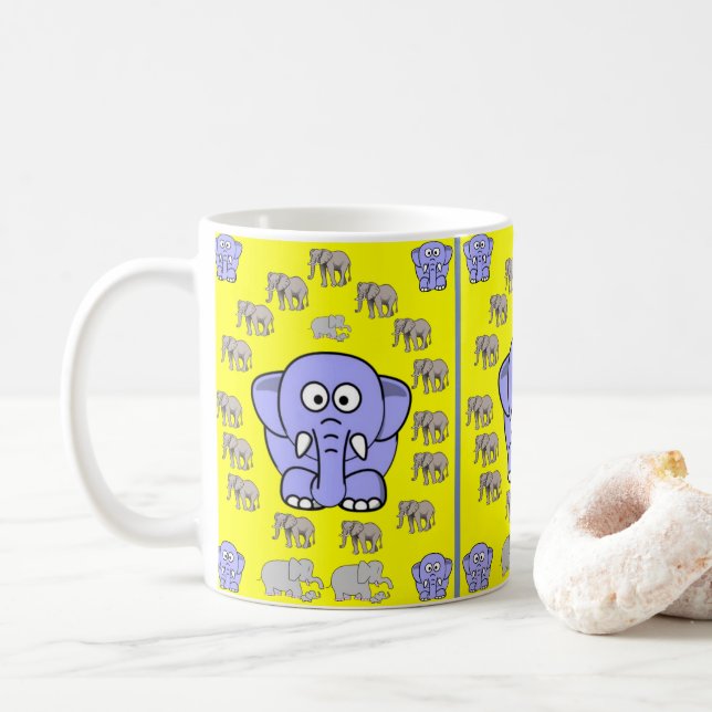 De Café Caneca Elefante Infantil (Com Donut)