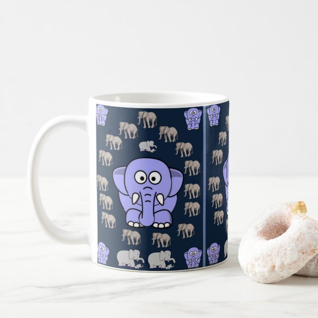 De Café Caneca Elefante Infantil (Com Donut)