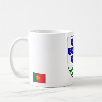 De Café Caneca Elegante com Brasão da Índia Portuguesa
